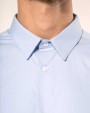 KARIBAN Popeline-Hemd für Herren mit langen Ärmeln Hemden personalisierbar