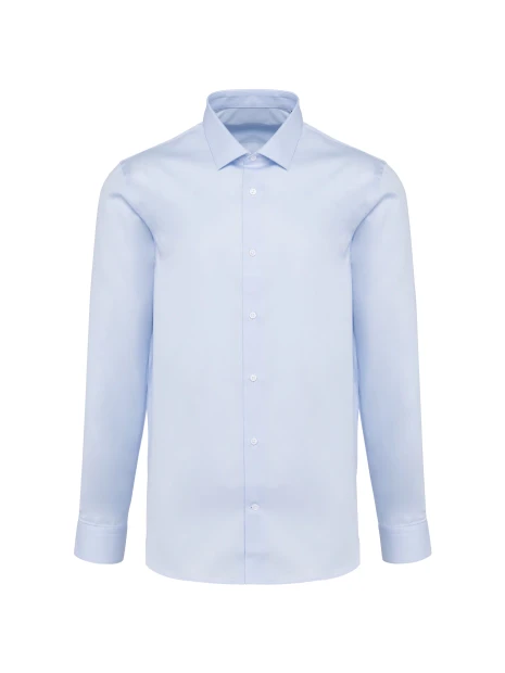 KARIBAN Chemise popeline manches longues homme /api/colors/bc03c1b2-f010-4d35-8299-fc831f089711 personnalisable