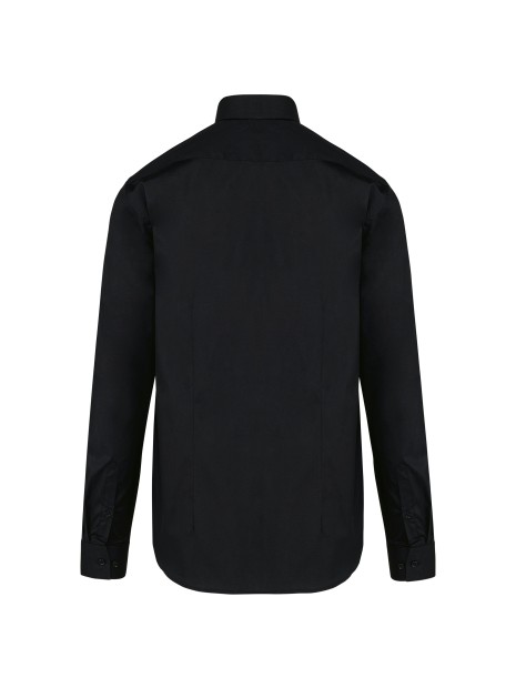 KARIBAN Chemise popeline manches longues homme /api/colors/b9fdad4a-5e94-45cb-8c03-c08b349b28c3 personnalisable