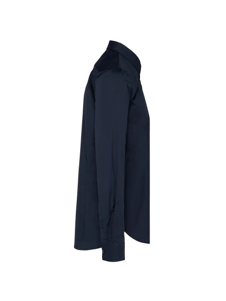 KARIBAN Chemise popeline manches longues homme /api/colors/d9d50384-36db-4f6b-b0cc-223132a0d8bf personnalisable