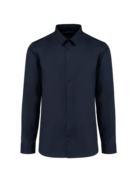 KARIBAN Chemise popeline manches longues homme /api/colors/d9d50384-36db-4f6b-b0cc-223132a0d8bf personnalisable