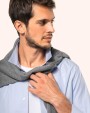Chemises personnalisable KARIBAN Chemise popeline manches longues homme
