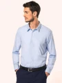 Chemises à personnaliser KARIBAN Chemise popeline manches longues homme 