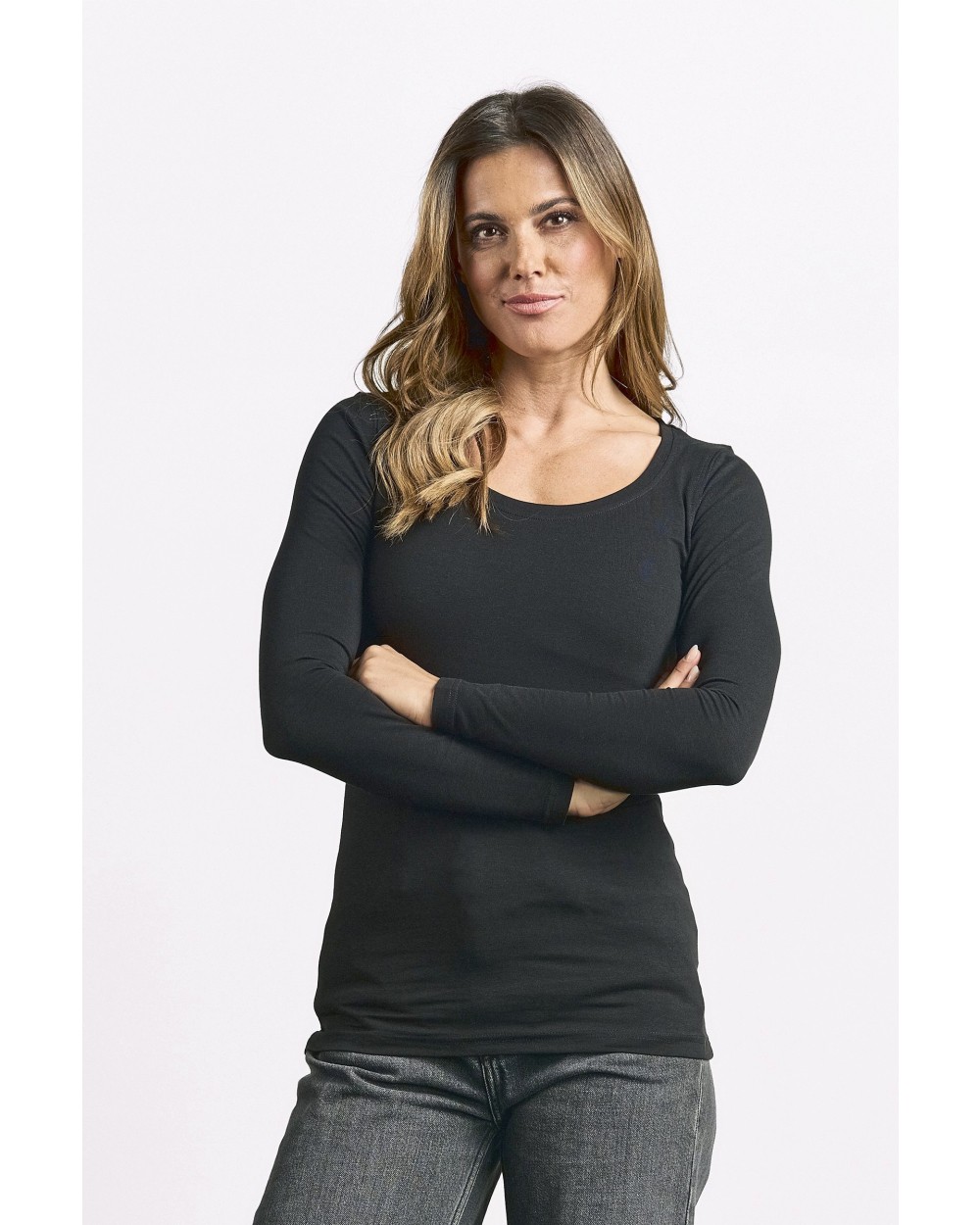 T-Shirts personnalisable PROMODORO Women´s Slim Fit-T Longsleeve