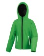 RESULT Youth TX Performance Hooded Soft Shell Jacket Softshells personalisierbar