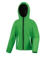 Softshells RESULT Youth TX Performance Hooded Soft Shell Jacket voor bedrukking &amp; borduring
