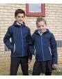 RESULT Youth TX Performance Hooded Soft Shell Jacket Softshells personalisierbar