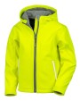 RESULT Youth TX Performance Hooded Soft Shell Jacket Softshells personalisierbar