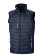 RESULT Black compass padded soft shell gilet Softshells personalisierbar