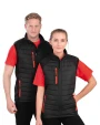Softshells RESULT Black compass gewatteerde softshell bodywarmer voor bedrukking &amp; borduring