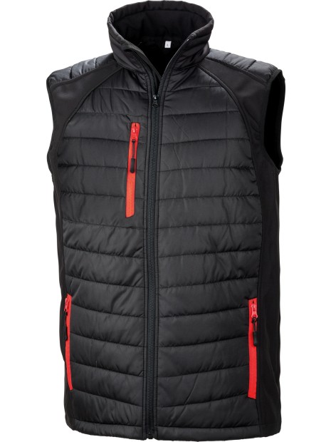 RESULT Gilet softshell rembourré black compass recyclé /api/colors/b084ccc6-964d-4c40-a33e-0f276869188a personnalisable