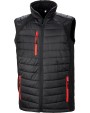 Softshells personnalisable RESULT Gilet softshell rembourré black compass recyclé