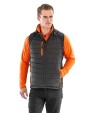 Softshells RESULT Black compass gewatteerde softshell bodywarmer voor bedrukking &amp; borduring