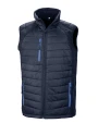 Softshells personnalisable RESULT Gilet softshell rembourré black compass recyclé