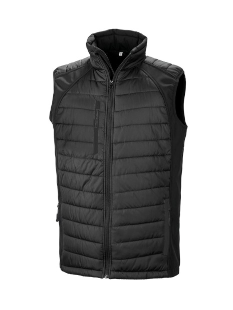 RESULT Gilet softshell rembourré black compass recyclé /api/colors/b9fdad4a-5e94-45cb-8c03-c08b349b28c3 personnalisable