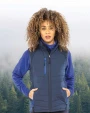 Softshells RESULT Black compass gewatteerde softshell bodywarmer voor bedrukking &amp; borduring