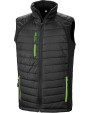 Softshells personnalisable RESULT Gilet softshell rembourré black compass recyclé