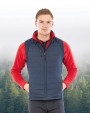 Softshells RESULT Black compass gewatteerde softshell bodywarmer voor bedrukking &amp; borduring