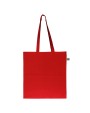 Tassen & Zakken 4DO Fairtrade katoenen tas gekleurd lang 140g/m² 38x42cm voor bedrukking &amp; borduring