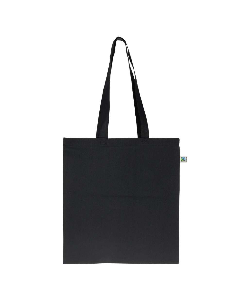 Tassen & Zakken 4DO Fairtrade katoenen tas gekleurd lang 140g/m² 38x42cm voor bedrukking &amp; borduring