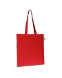 Tassen & Zakken 4DO Fairtrade katoenen tas gekleurd lang 140g/m² 38x42cm voor bedrukking &amp; borduring