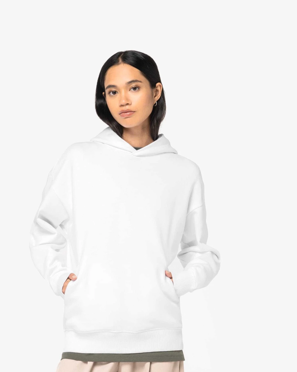 Sweaters & hoodies NATIVE SPIRIT Ecologische uniseks oversized sweater met capuchon voor bedrukking &amp; borduring