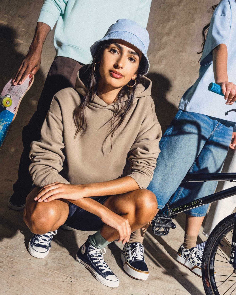 Sweaters & hoodies NATIVE SPIRIT Ecologische uniseks oversized sweater met capuchon voor bedrukking &amp; borduring