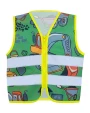 Fluo vestjes KORNTEX Children´s Safety Vest Action Working Heroes CO² Neutral voor bedrukking &amp; borduring