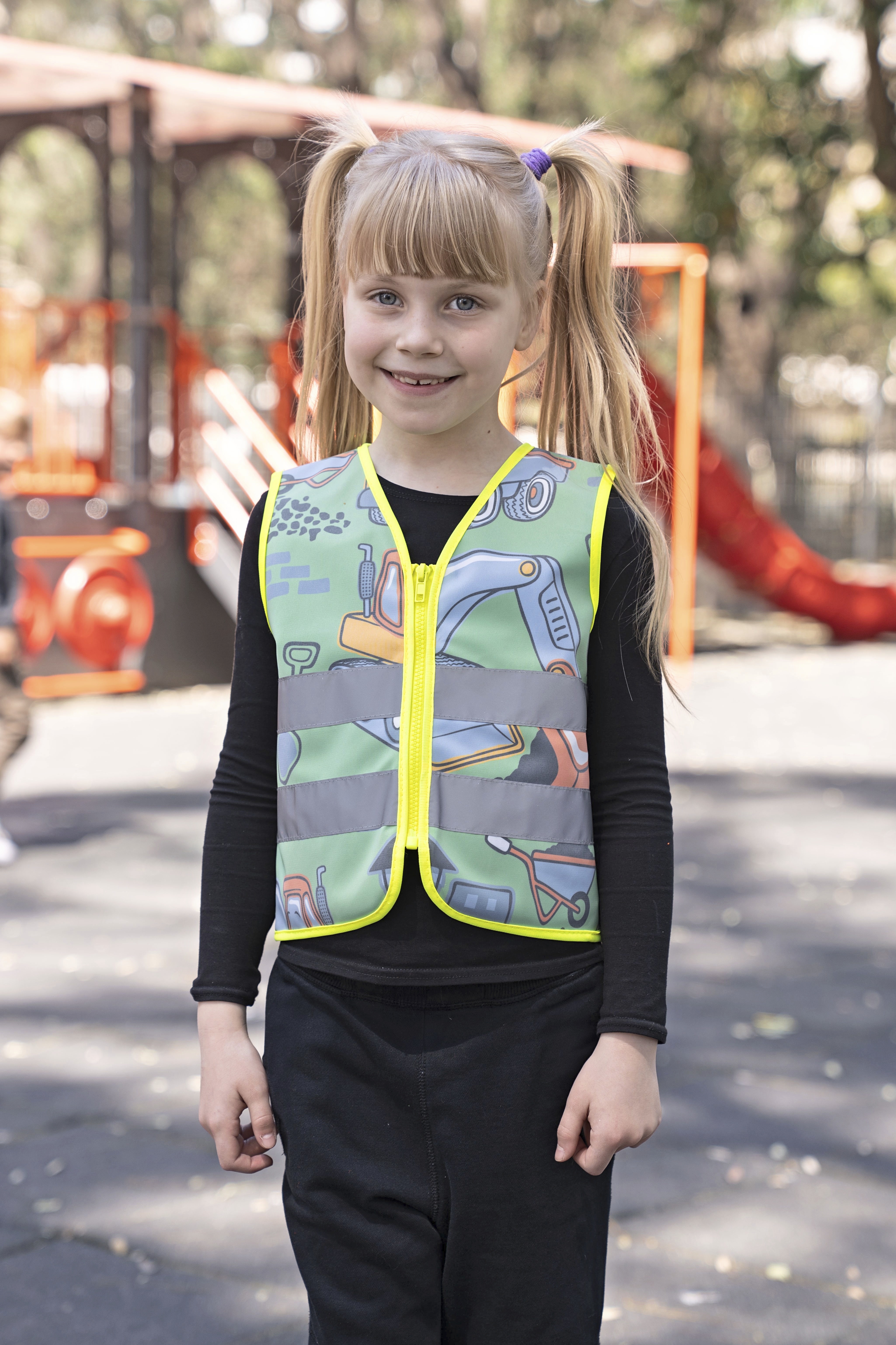 Gilets de sécurité personnalisable KORNTEX Children´s Safety Vest Action Working Heroes CO² Neutral