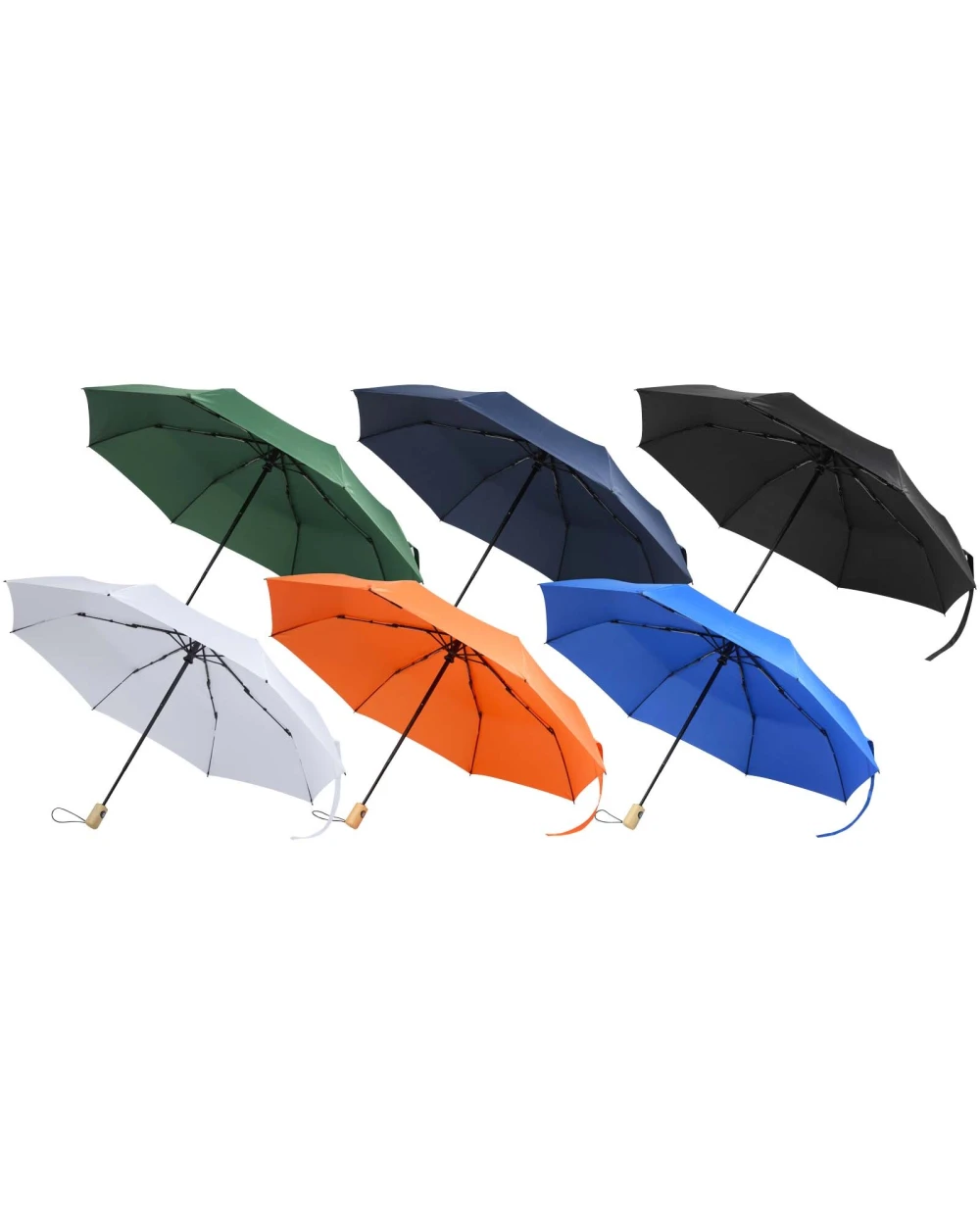 Parapluies personnalisable 4DO Parapluie pliable Renee de 58 cm à ouverture et fermeture automatiques