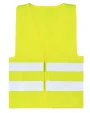 Fluo vestjes KORNTEX Children´s Safety vest in mini vacuum packaging “Billund” voor bedrukking &amp; borduring
