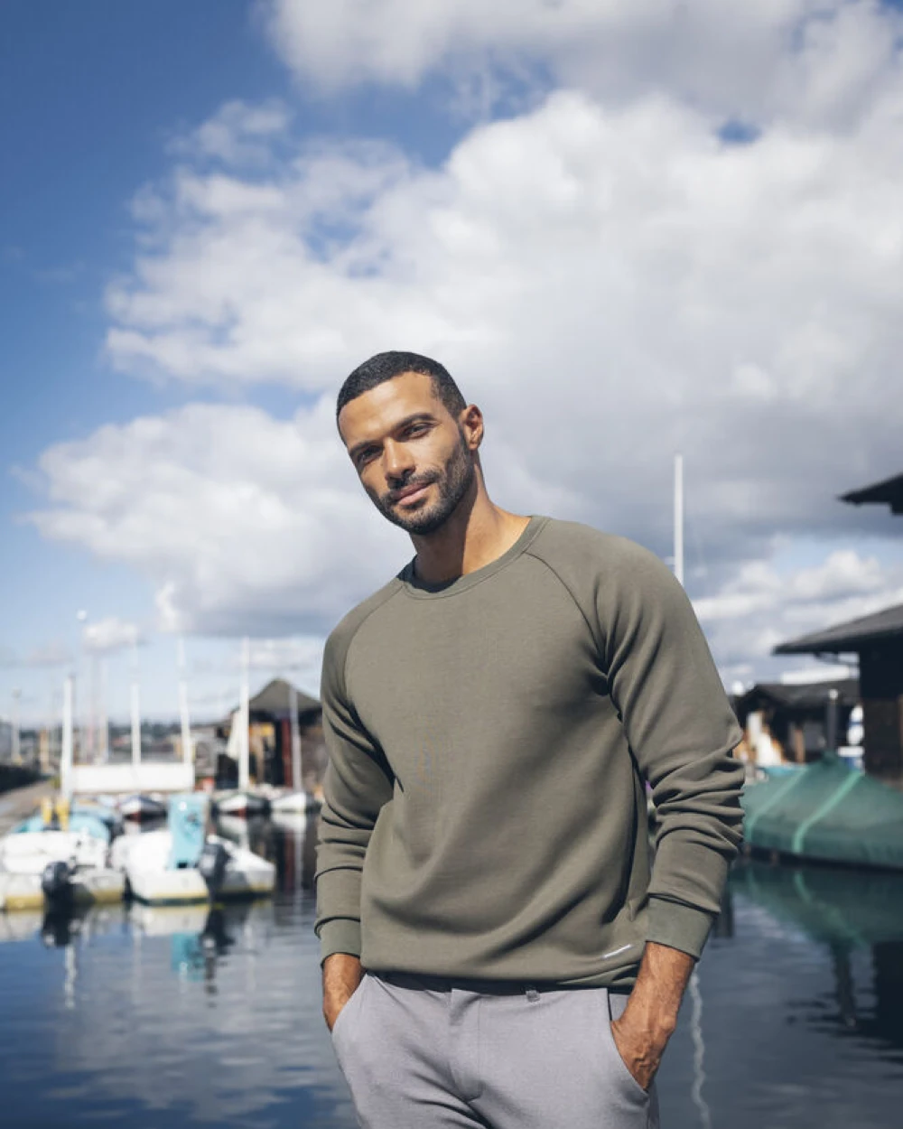 CUTTER & BUCK Pemberton Crewneck Men Sweatshirts personalisierbar
