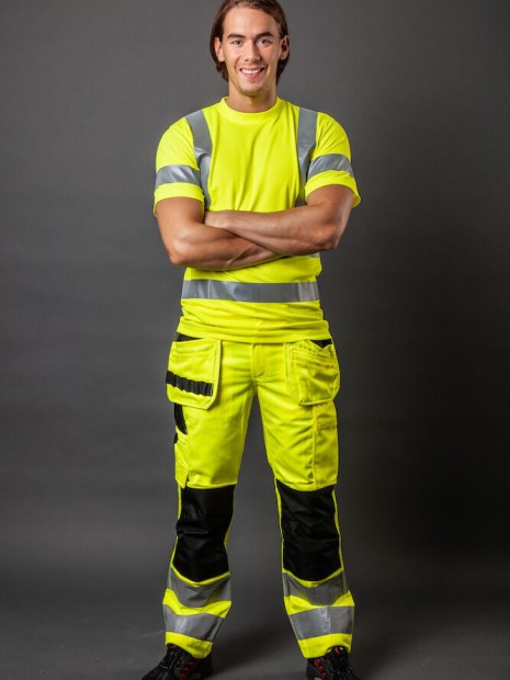 Pantalons à personnaliser PROJOB 6531 PANTALON POLYCOTON PRIO EN ISO 20471 CLASSE 2 