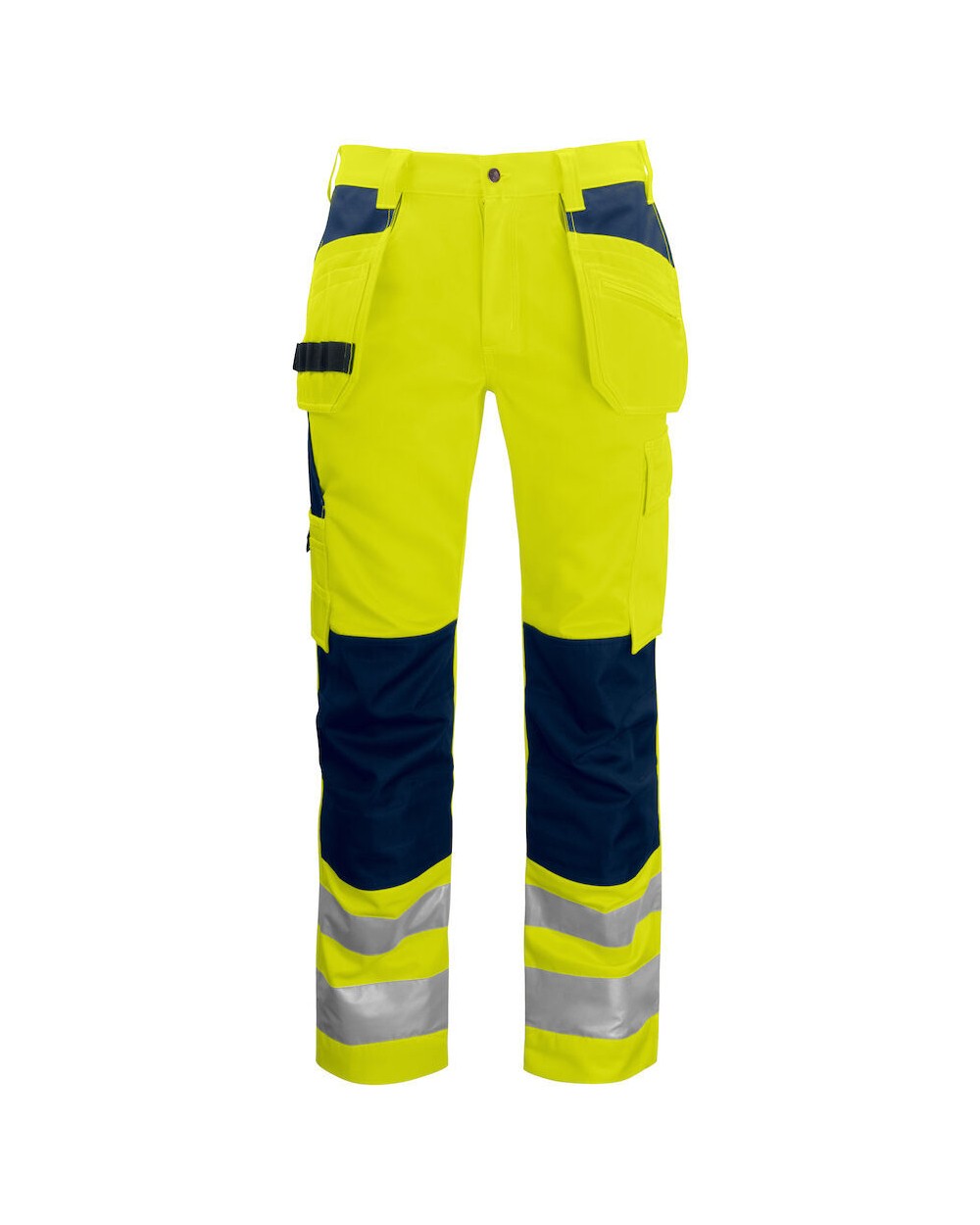 Broeken PROJOB 6531 SIGNALISATIEBROEK MET KNIEZAKKEN EN SPIJKERZAKKEN EN ISO 20471 KLASSE 2 voor bedrukking &amp; borduring