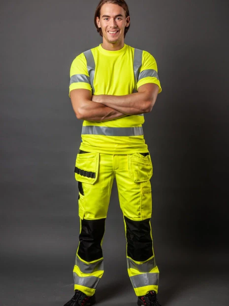 Pantalons à personnaliser PROJOB 6531 PANTALON POLYCOTON PRIO EN ISO 20471 CLASSE 2 