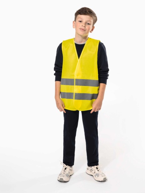 Gilets de sécurité à personnaliser WK. DESIGNED TO WORK Gilet de visibilité enfant 
