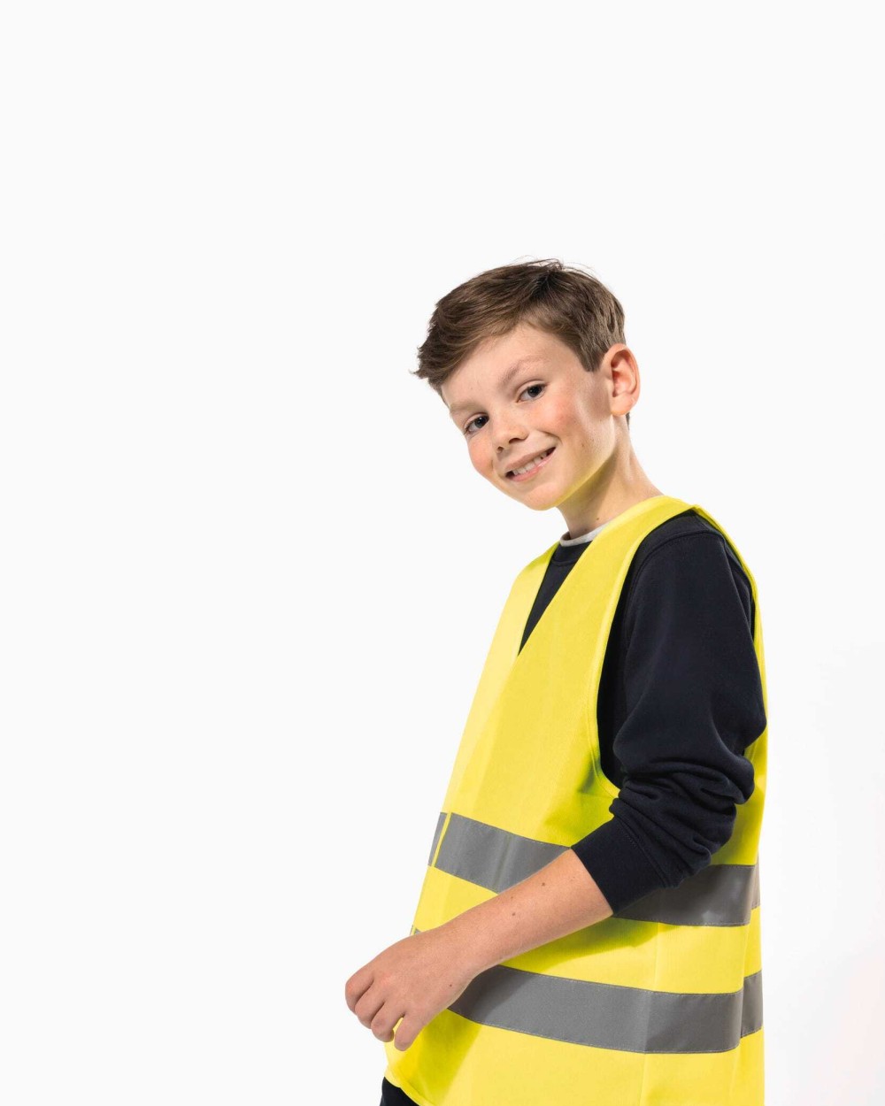 WK. DESIGNED TO WORK Warnweste für Kinder Warnwesten personalisierbar