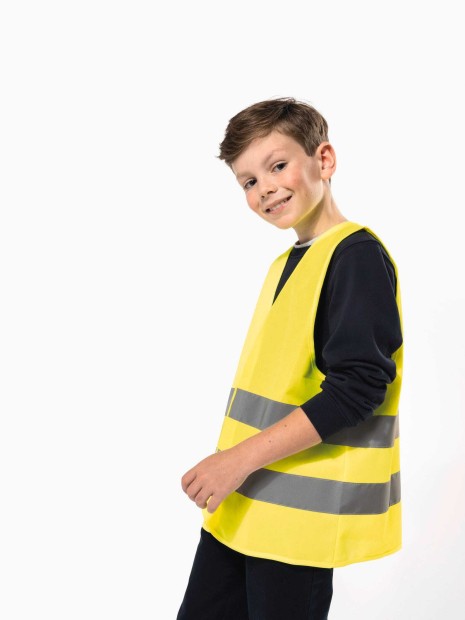 Gilets de sécurité à personnaliser WK. DESIGNED TO WORK Gilet de visibilité enfant 