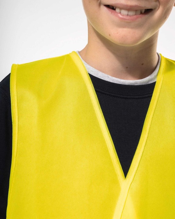 WK. DESIGNED TO WORK Warnweste für Kinder Warnwesten personalisierbar