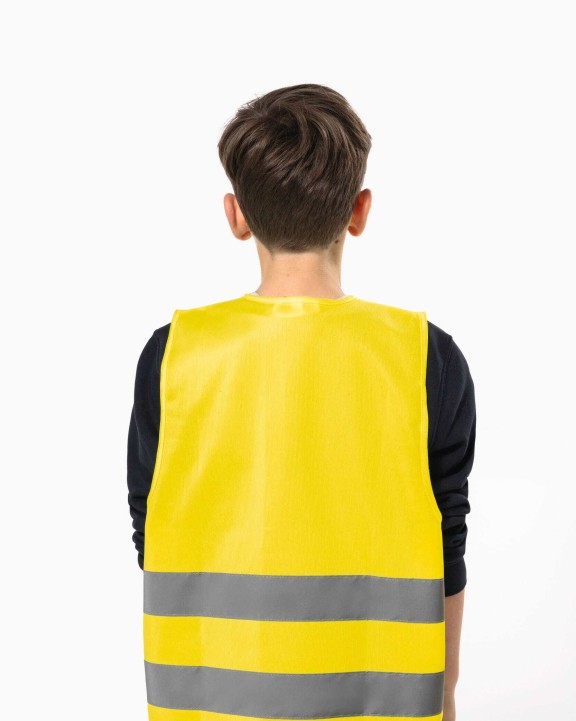WK. DESIGNED TO WORK Warnweste für Kinder Warnwesten personalisierbar