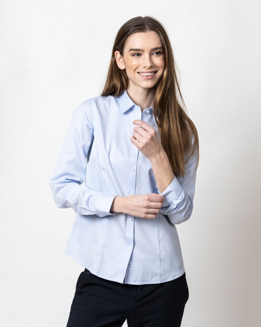 Hemden J. HARVEST & FROST GB01 Twill Hemd Dames voor bedrukking &amp; borduring