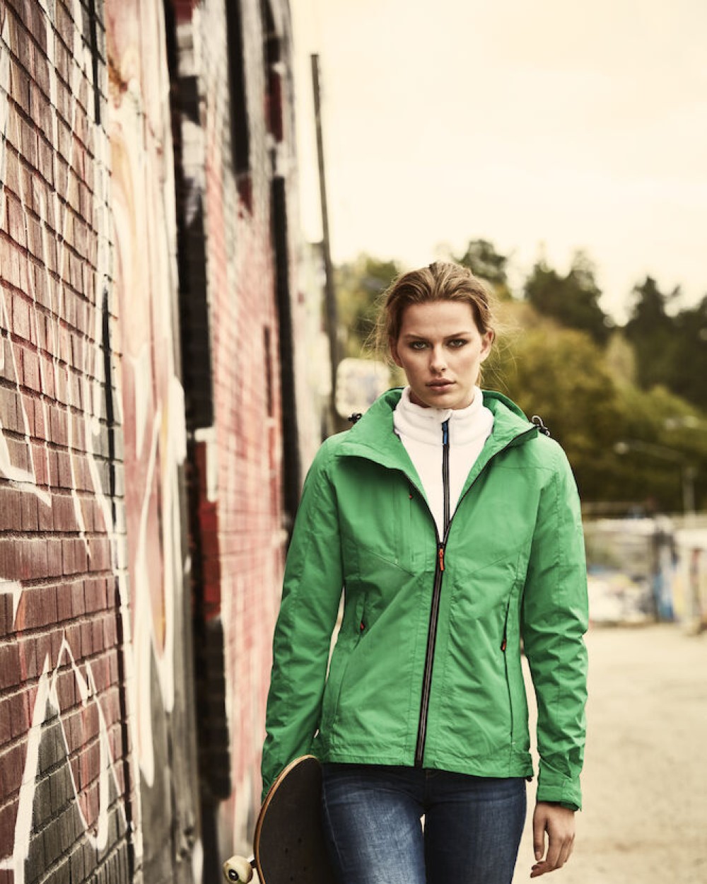 Vestes personnalisable PRINTER Flat track 
Coupe-vent Femmes