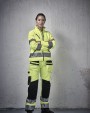 JOBMAN 1210 Hi-Vis Damen Softshelljacke Softshells personalisierbar