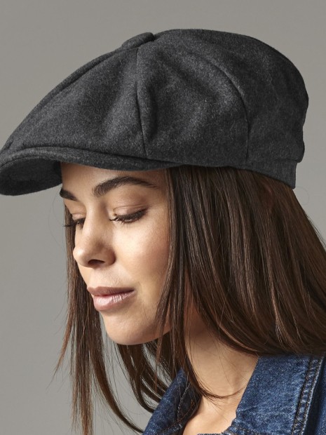 Casquettes à personnaliser BEECHFIELD MELTON WOOL BAKER BOY CAP 