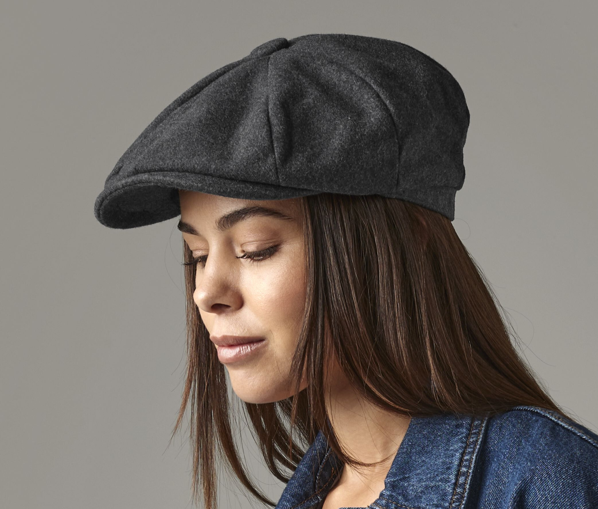 Casquettes personnalisable BEECHFIELD MELTON WOOL BAKER BOY CAP