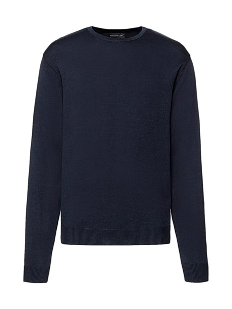 RUSSELL Men's Crew Neck Knitted Pullover /api/colors/dac7f052-16c9-4080-ba5c-aefc702fb74b personnalisable