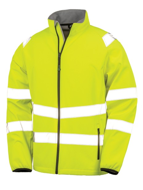 RESULT Veste softshell de sécurité recyclée /api/colors/e5315b4f-9aed-482d-99bf-360238f2bb1e personnalisable