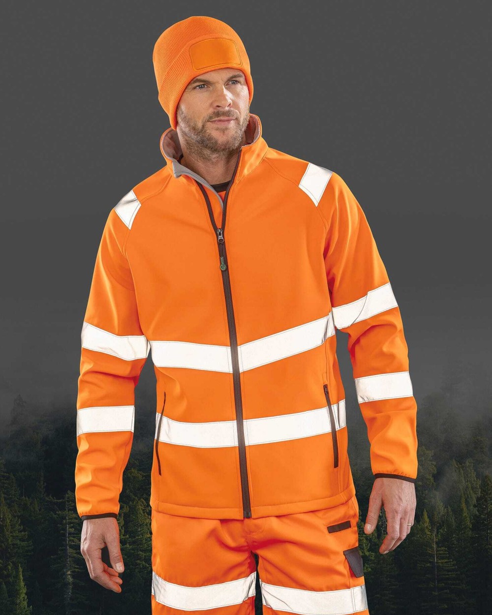 RESULT Recycelte Softshell-Sicherheitsjacke Jacken personalisierbar