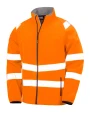 Vestes personnalisable RESULT Veste softshell de sécurité recyclée