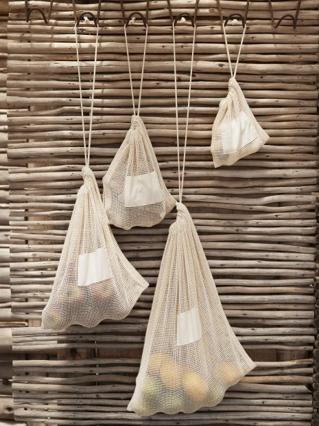 Sacs & Bagagerie à personnaliser WESTFORDMILL ORGANIC COTTON MESH SACKS 